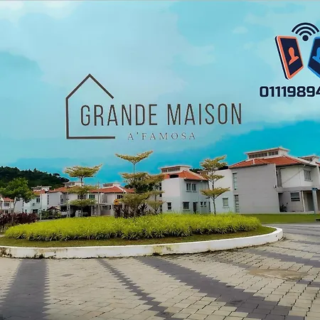 Grande Maison 1 A'Famosa Golf View Near Waterpark L Uitm L Honda L Netflix L Self Check In Alor Gajah Exterior photo