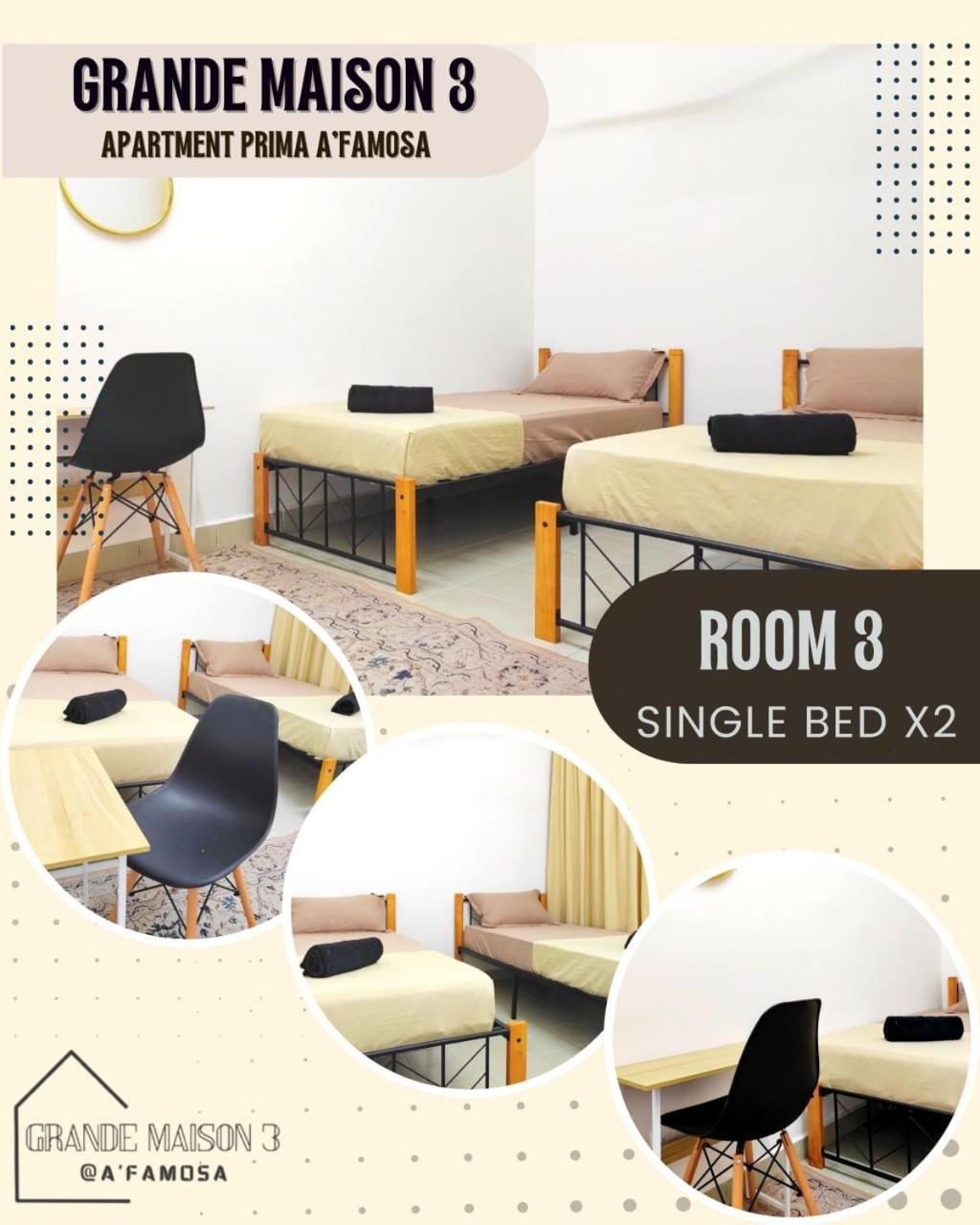 Grande Maison 1 A'famosa Golf View Near Waterpark L Uitm L Honda L Netflix L Self Check In Holiday home *